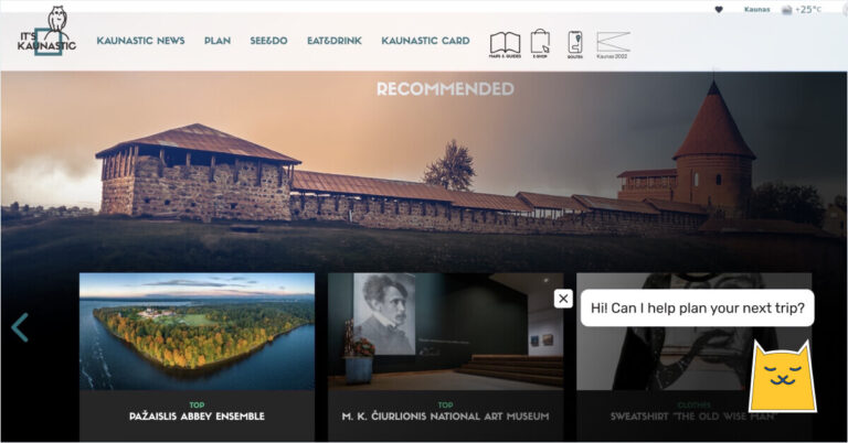 Kaunas City Now Helps Kaunastic Travelers With the Eddy AI Assistant