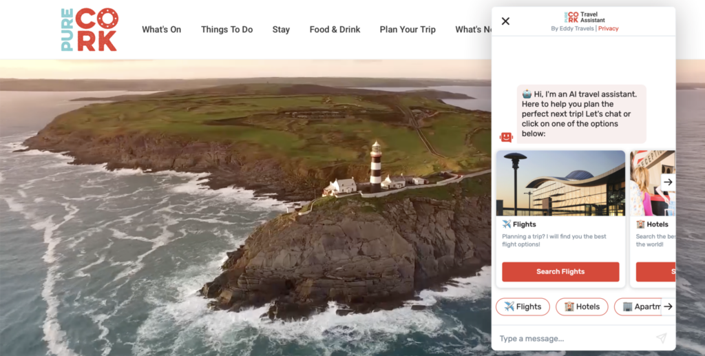 Pure Cork Integrates Eddy AI Assistant To Support Tourists